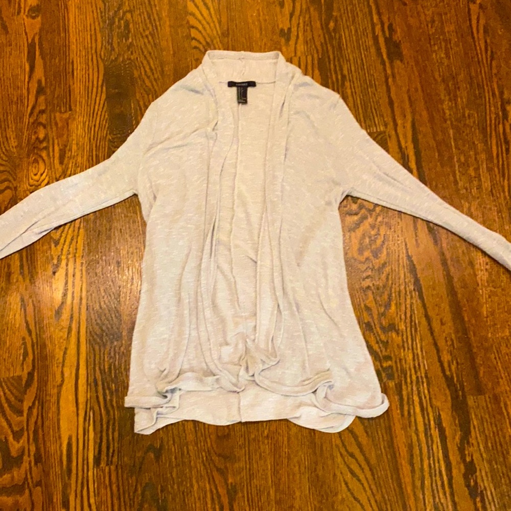 Forever 21 Gray Cardigan